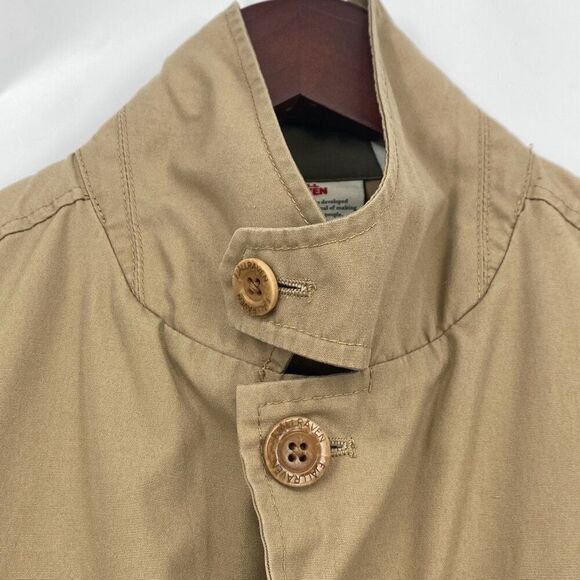 Fjallraven Travel Blazer G-1000 Cotton Utility Field Jacket Pockets  Tan Small - Picture 10 of 16